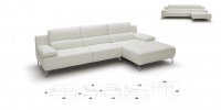 Modern Leather Sectional Sofa